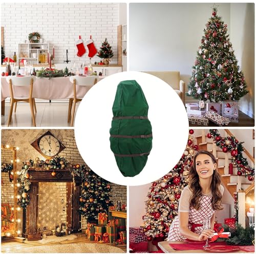 Housse de sapin de Noël robuste réglable pour arbre debout - 6