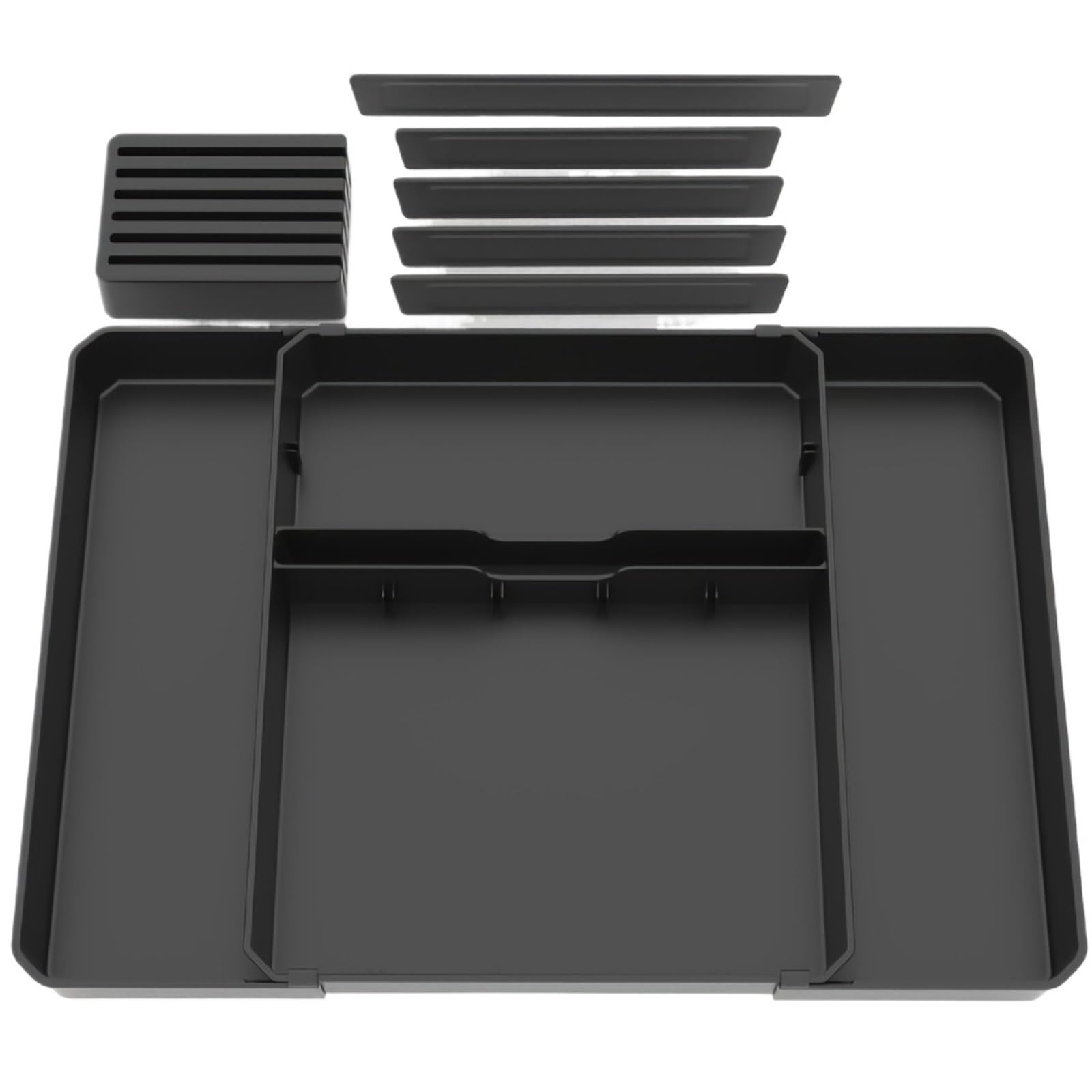WDSBZNB Cutlery Tray Silverware Drawer Organizer1pc, Expandable Kitchen Utensil Organizer, Larger Capacity Flatware And Cutlery Tray, Multi-Purpose