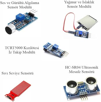 Arduino ile Uyumlu Başlangıç Seti UNO R3 (CH340) 107 Parça 344 Adet