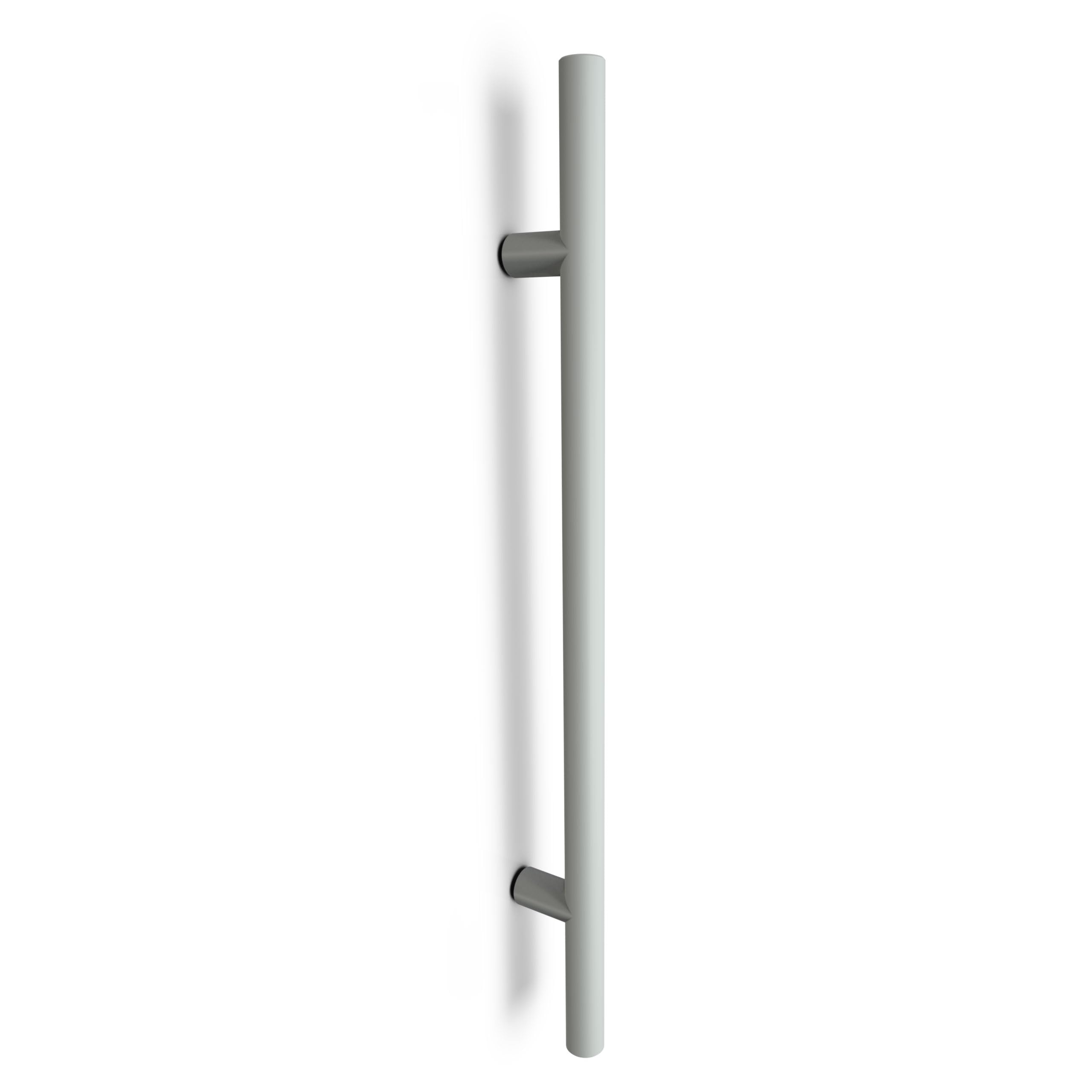 Estera blanca Acero inoxidable 304 Puerta Delantera Tiradores | Diámetro Del Mango 25mm | Redondo T-Bar | 80cm Longitud Total