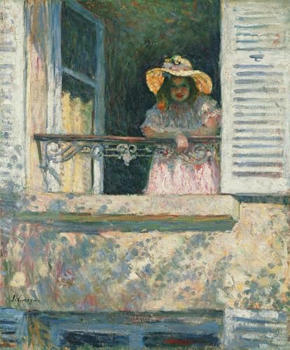 Portrait Tableaux Toile Henri Lebasque affiche d'art décoration murale salon 60x90cm