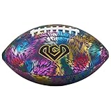 Leuchteter Rugby Ball - Glühen im dunklen Größe 6 und Größe 9, langlebiger Nacht Übungsball | Leckresistentes Training Fußball mit hellem Glühen, lustige Rugby-Ausrüstung für Hinterhofspiele
