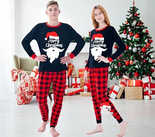 Dolphin&Fish Family Christmas Pajamas Matching Sets Womens Men Holiday Pajamas.3