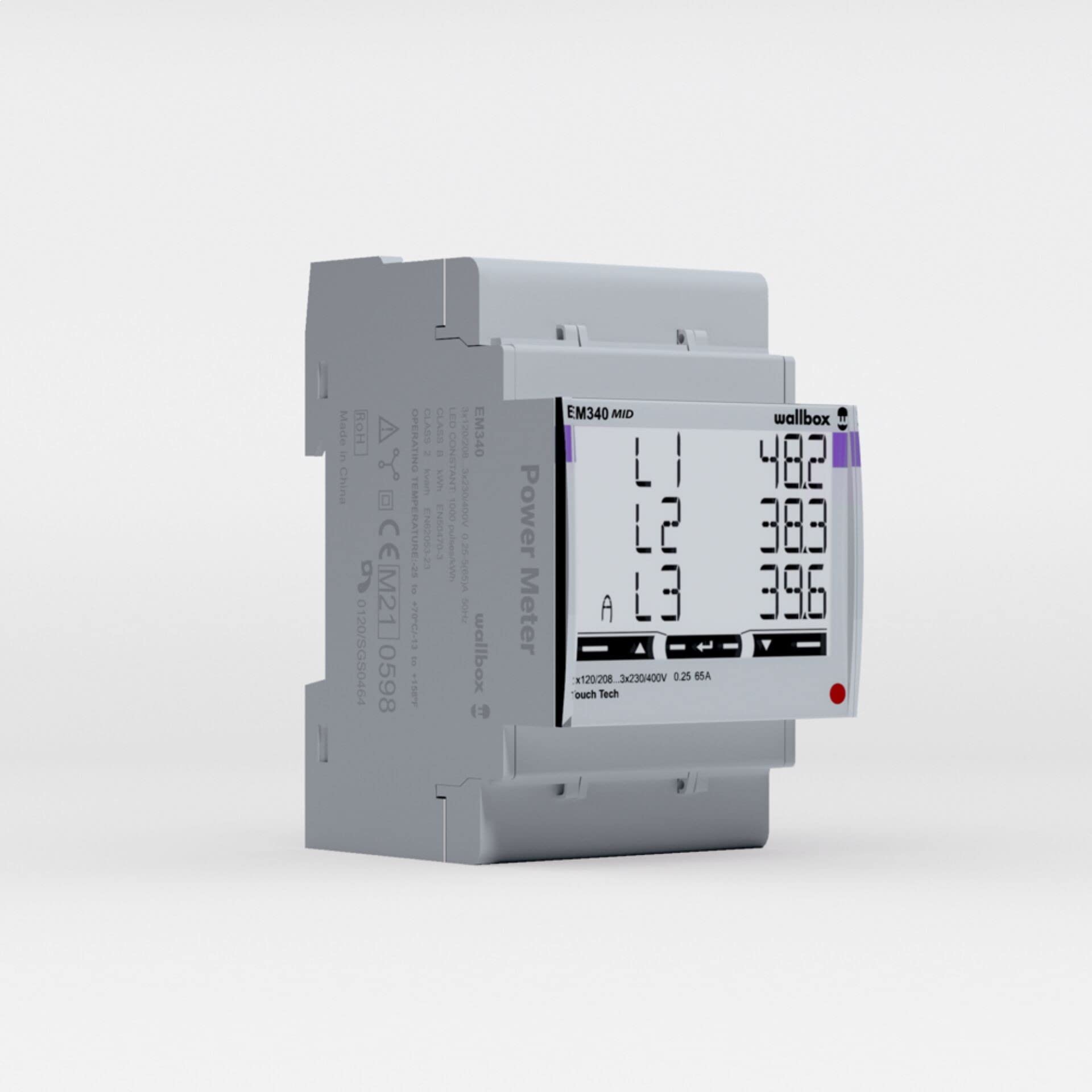 Wallbox Mid-Zähler 3 Phasen bis 65 A