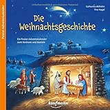  Die Weihnachtsgeschichte: Ein Poster-Adventskalender zum Vorlesen und Basteln (Adventskalender mit Geschichten für Kinder: Ein Buch zum Vorlesen und Basteln)