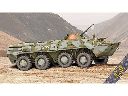 Ace 72171 – Model Kit Russian BTR-80 Soviet Armored Personnel Carrier Grey Early Product