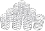HYDDNice 10PCS Gutter Guard 3inch Aluminum Filter Strainer Downspout Protection, Expandable Gutter Downspout Guard for Preventing Blockage from Debris and Leaves