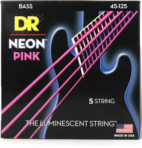 Amazon | DR NEON PINK ベース弦 DR-NPB545 | ベース弦 | 楽器・音響機器