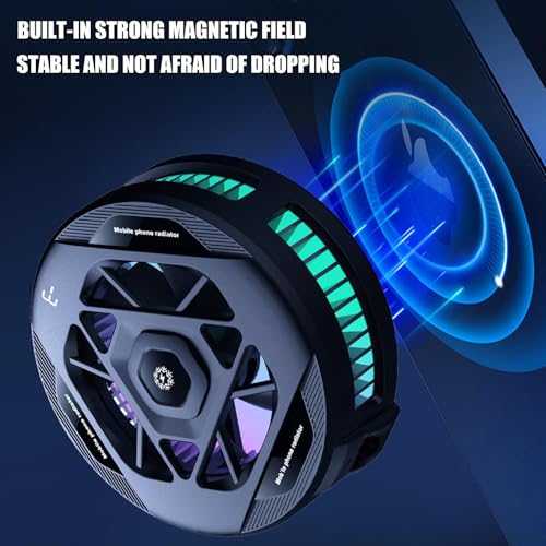 Disipador de calor electrónico: accesorio universal, ventilador de enfriamiento rápido, módulo de reducción térmica , componente externo silencioso | Pieza estabilizadora de rendimiento portáti - imagen 6