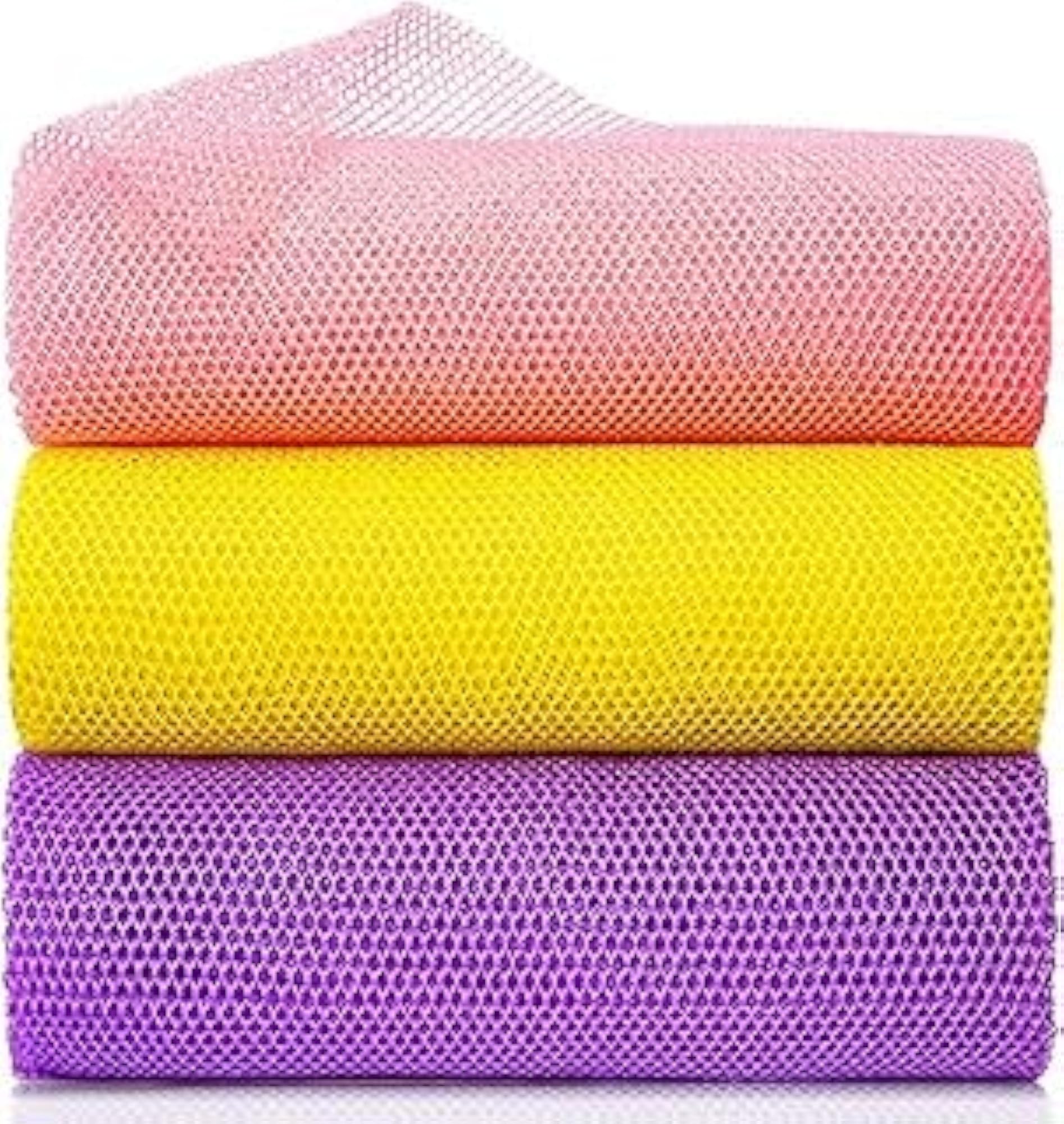 African Net Bath Sponge Pack of 2 for Deep Cleaning