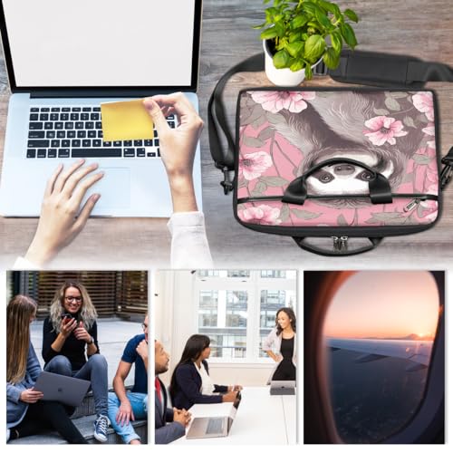 Bolso Cute Sloth Flower para Laptop 15 Pulgadas miniatura 6