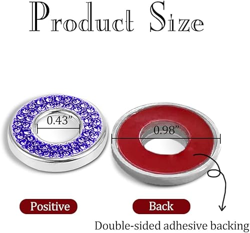 Miniatura 2 de HAOBO 4 Piezas Fundas Brillantes para Cerradura de Puerta de Automóvil, Cubierta para Pernos de Puerta de Automóvil, Calcomanías Brillantes para