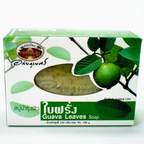 Abhaibhubejhr Soap Skin of Guava Leaves 100g.