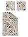 Produktbild Irisette Flausch-Cotton Bettwäsche Set Zobel 8854 Multi 135 x 200 cm + 1 x Kissenbezug 80 x 80 cm