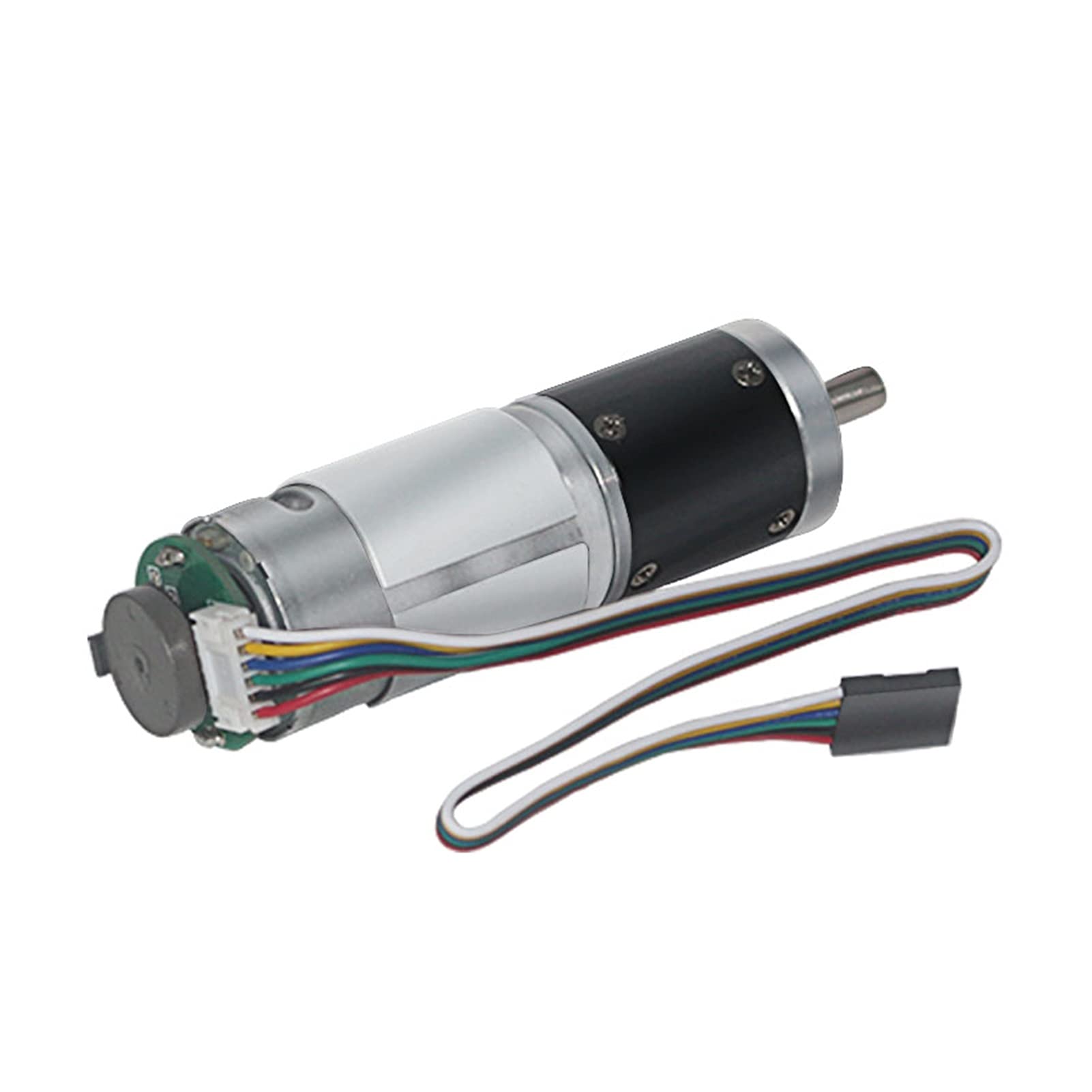 Motore DC Encoder Planet decelerazione Motoriduttori Silenzioso Grande coppia DC Motoriduttore epicicloidale Riduttore di velocità Motore: 12V 340 RPM)