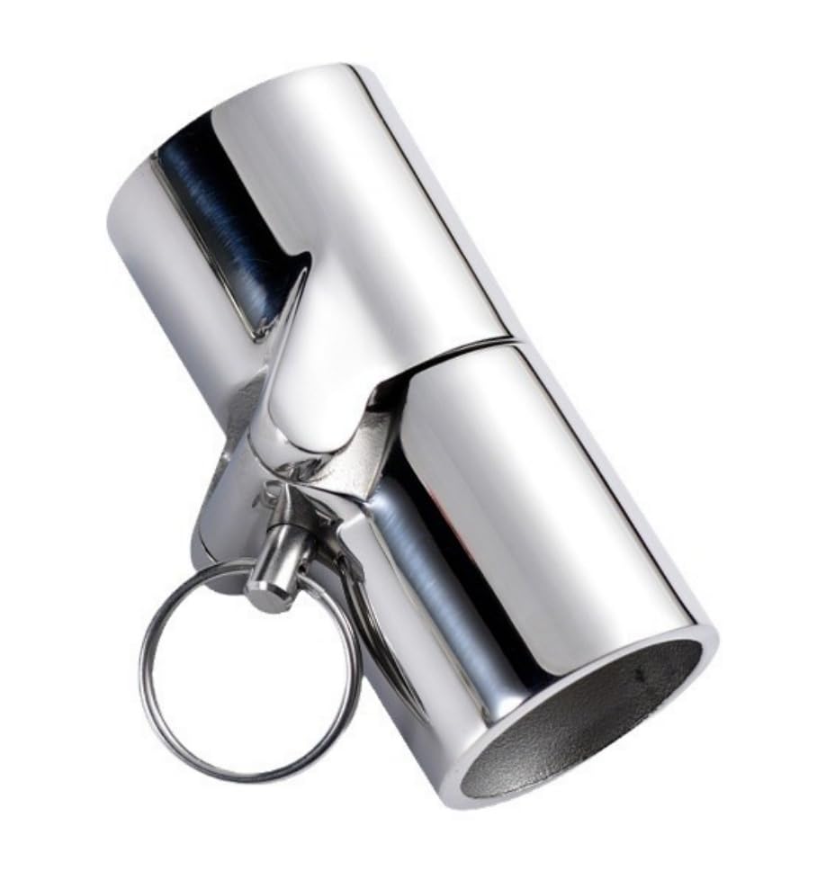 Connecteur de tuyau marin pliable pour réparer une balustrade inox
