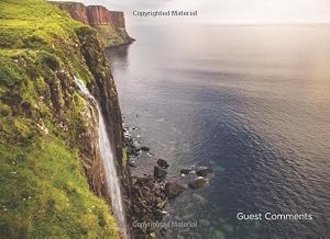 Guestbook Comments Book Cliffs and Sea Views: Guestbook for Cottage, Air BNB, Hotel, Self Catering Guests in The Lakes - Large Sized Book With A4 Landscape Pages