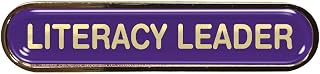 Capricornone Literacy Leader Purple School Bar Badge