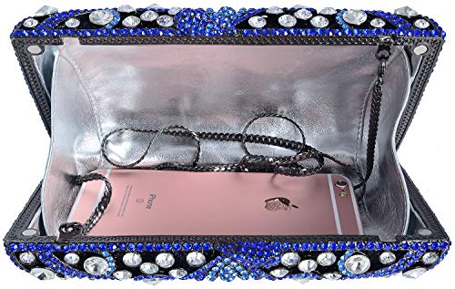 Mossmon Luxury Crystal Clutch Women Rhinestone Evening Bag For Party And Wedding #TOP3