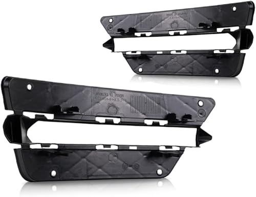 Miniatura 6 de For Mercedes-Benz C250  C300  C350 Fog Light Cover 2012 2013 2014 Outer Driver and Passenger Side Pair  Set  Textured Black  Coupe  Sedan  MB1038126