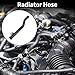 ACROPIX Radiator Hose Heater Hose Radiator Outlet Hose Pipe No.2546023000 for Hyundai Tucson 2005-2009 2.0L Gas Iron Coolant Pipe Silver Tone 1 Pc