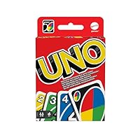 Mattel Games - UNO Carte da Gioco, adatto per bambini e per tutta la famiglia con carte speciali...