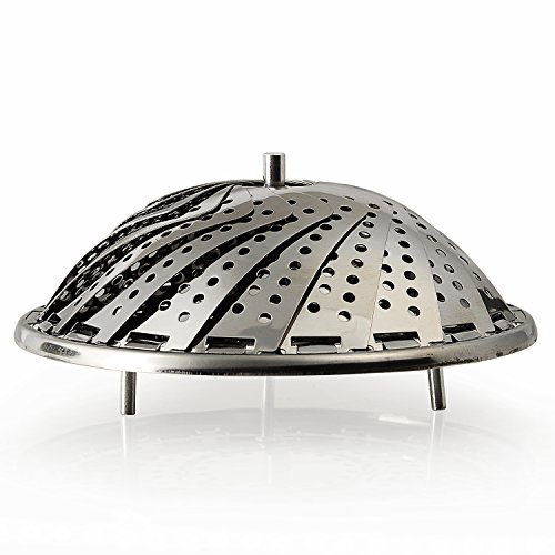 LIHAO Verdura Steamer Basket Pieghevole Vapore in