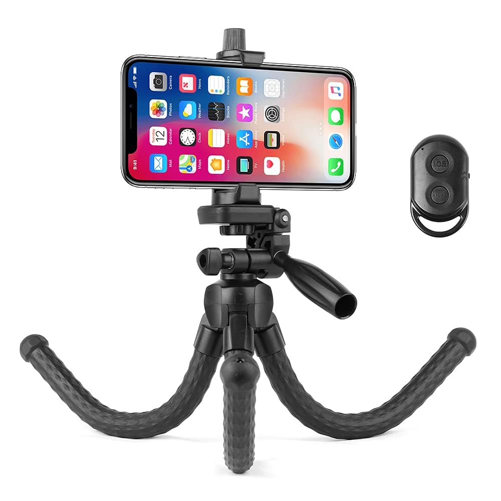 Amazon | Hemmotop スマホ 三脚 くねくね どこでも固定可能