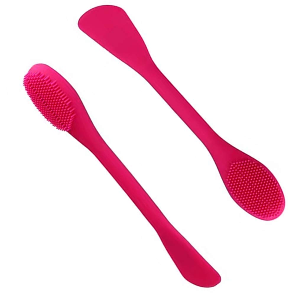 DoubleEnded Silicone Face Mask Brush,Massage Clean Beauty