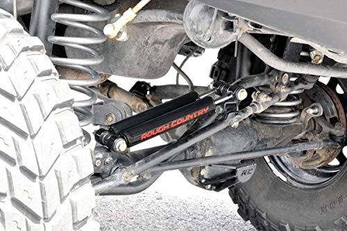 Rough Country Estabilizador de direção duplo para Jeep TJ/XJ/MJ 97-06 - 87308