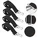 GOOHOCHY 4pcs Drum Strap Black Padded Marching Snare Drum Sling Shoulder Band Polyester Adjustable Percussion Instrument Belt