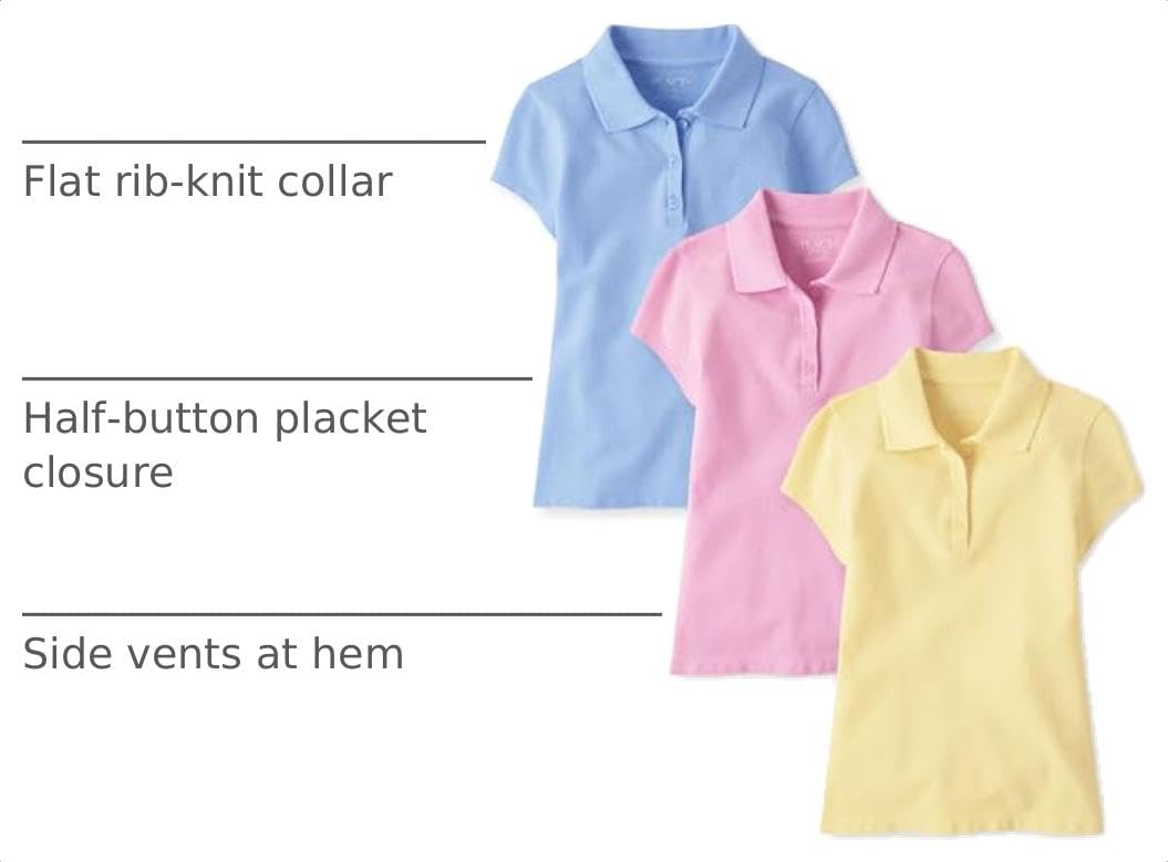 The Children’s Place Multipack Short Sleeve Pique Polo