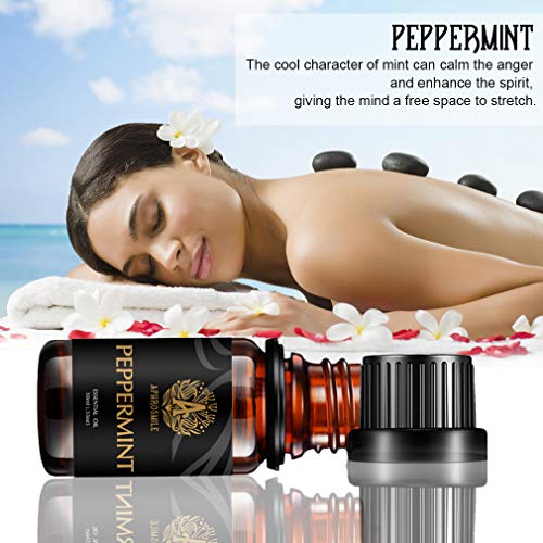 Aromatherapie Geuroliën, Pepermunt Aromatherapie Essentiële Oliën (9,4 g - 10 ml), 100% Pure Pepermunt Geuroliën voor… - Image 3