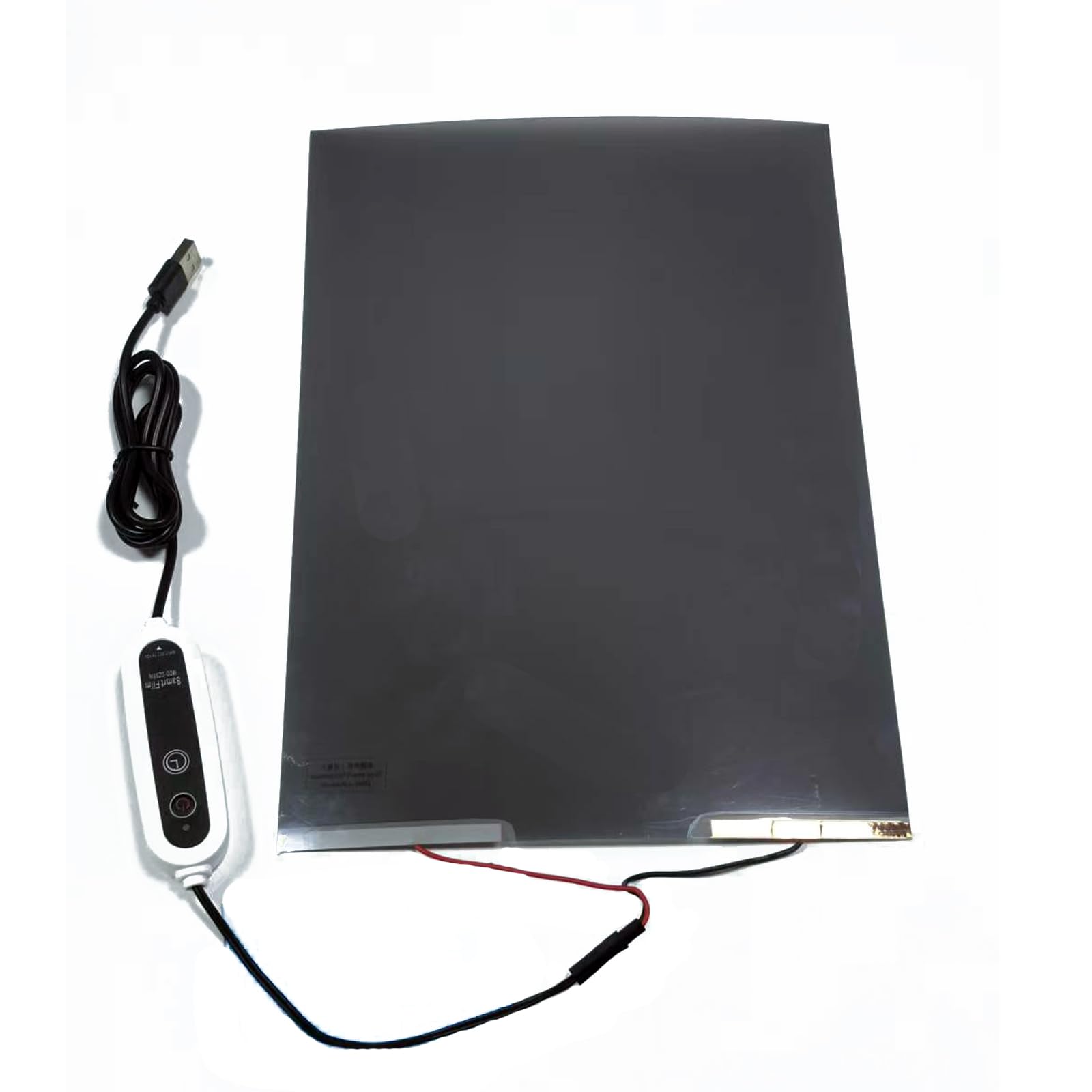 Lámina de vidrio inteligente PDLC Smart Film A4 (21 × 29,7 cm) muestra electrónica Smart Film lámina de vidrio eléctrica (gris)