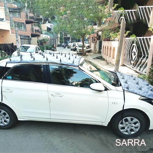 Image of SARRA Permium Quality Car Protection Covers from Dog /Monkey Sitting On The Top of The Car Or On Bonnet (Pack of 2 -)(1 Big and 1 Small)