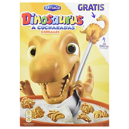 Artiach - Cereales Dinosaurus A Cucharadas, 350 g, Paquete de 4