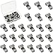 Tatuo 15 Pieces of 2 Pin 2 Way Wire Connectors Low Voltage Universal Compact Wire Connectors without Wire-Stripping for 18-22 AWG Cable, T Tape