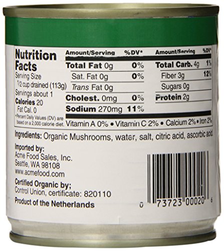 Instecho Festival Organic Sliced Mushrooms, 4 Ounce (Pack Of 12), Pink #TOP1
