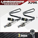  2x Lambdasonde Diagnosesonde nach dem Katalysator für 523 525 530 E60 E61 X5 E70 CLK 240 320 A209 C209 2001-2018 0015407217