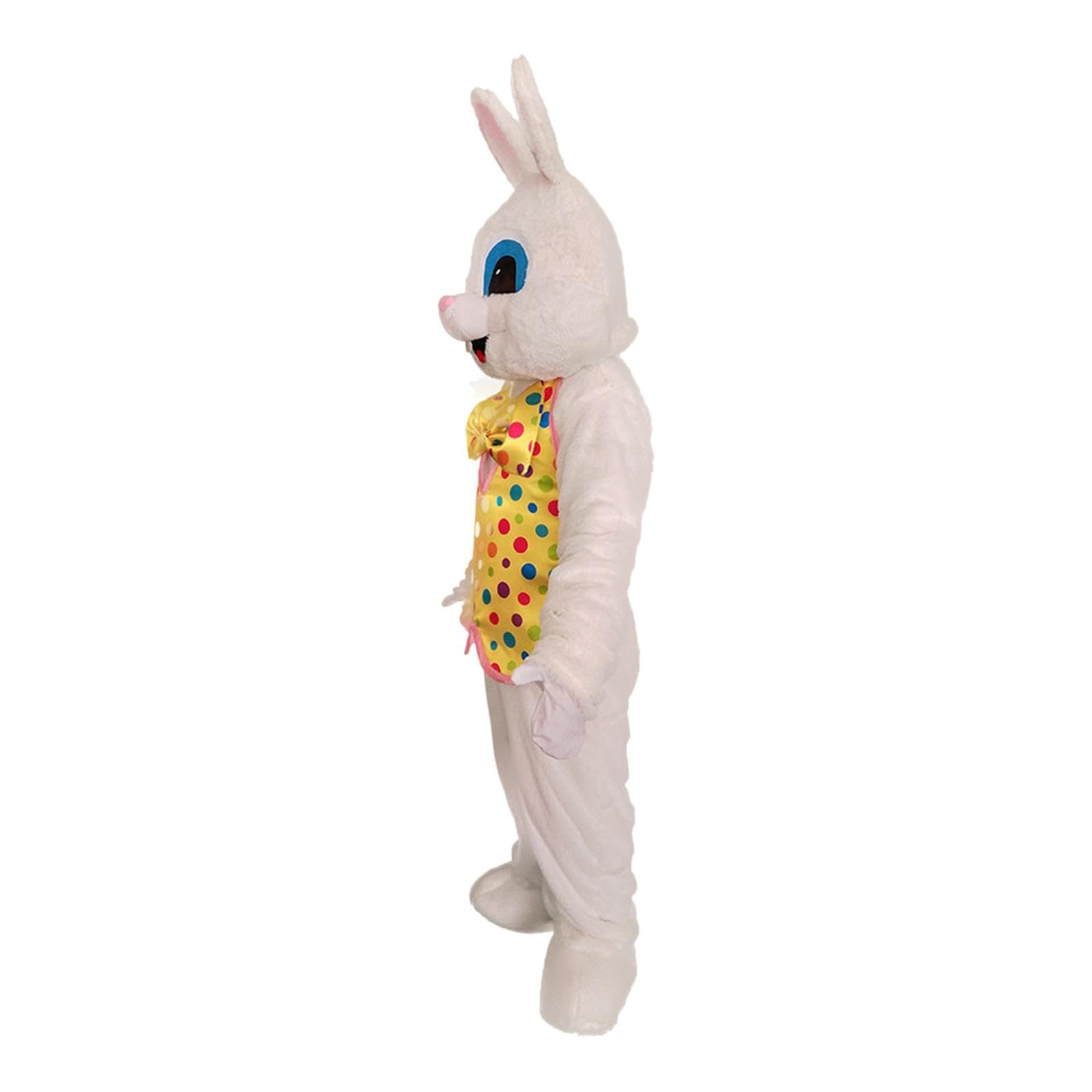 Déguisement, Costume de Lapin de Pâques, Costume de Poupée de Dessin Animé pour Adulte, Tenue, Costume de Cosplay pour Fête Ou Anniversaire, Jaune