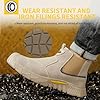 R-Win Welding Steel Toe Cap Work Boots Suede Leather Slip On Non Slip Low Top Mid Top Safety Trainers Construction Industrial Shoe #3