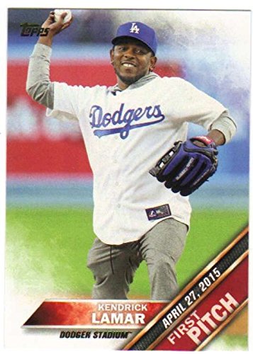 2016 Topps First Pitch Series 2#FP-19 Kendrick Lamar Los Angeles