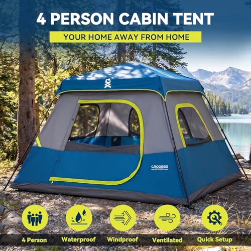 Carpa Instantánea para 4 Personas con Montaje Rápido miniatura 3