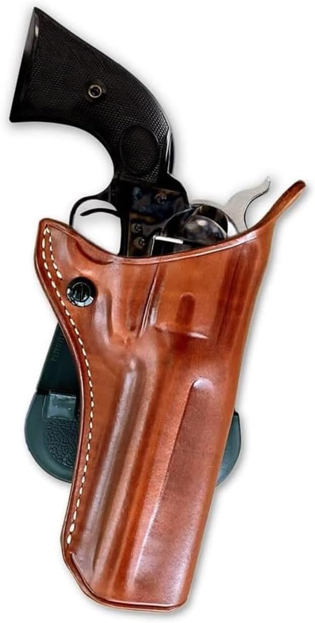 Masc Leather Paddle OWB Holster Open Top Fits Cattleman 1873, 45C 4-3/4” Barrel, R/H Draw, Brown Color #1841#