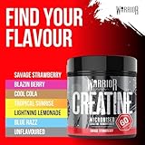 Warrior Creatine Monohydrate Powder 300g (60 Servings) – Pure Micronised Creatine Powder Supplement for Men & Women, Pre & Post Workout Strength, Muscle Growth & Recovery, Vegan – Savage Strawberry - Image 6