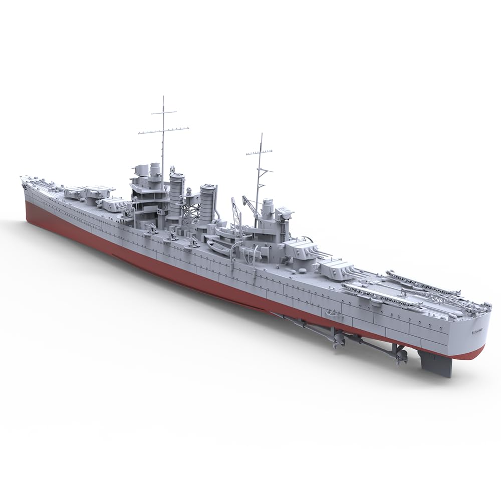 MRY-SFW SSC350756S-A 1/350 zestaw do budowy modelu wojskowego USA Lekki krążownik klasy Brooklyn, USS Brooklyn (CL-40), 1941 pełny kadłub