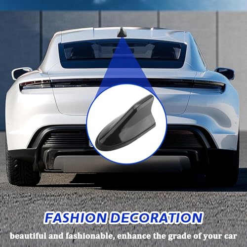 Antena de tiburón autoadhesiva negra para renovar el techo de tu Abarth 695 Competizione 3