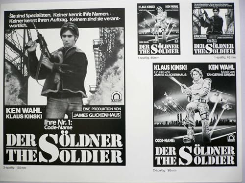 Bild: Der S�ldner - Ken Wahl - Klaus Kinski - Alberta Watson - Werberatschlag f�r 12,00 EUR bei amazon.de