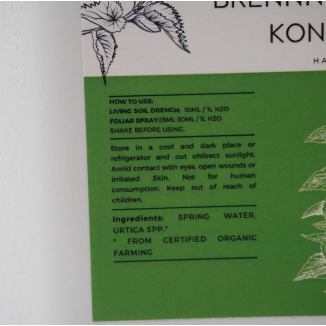 Bio Brennnesseljauche Konzentrat 5L - Organischer Universaldünger mit hohem Stickstoffgehalt & effektive Schädlingsabwehr - Für vitale Cannabis Pflanzen auf Living Soil