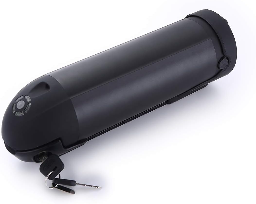 HANERIDE E-bike Original Cells 36V 10.4Ah 385Wh Lithium Ion Battery for Down Tube with Charger and Holder